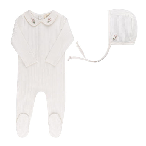 Girls Elys & Co Organic Embroidered Collar Collection
